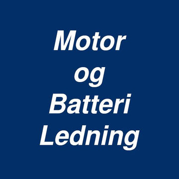 Motor og Batteri Ledning Til Fjernstyret Bil