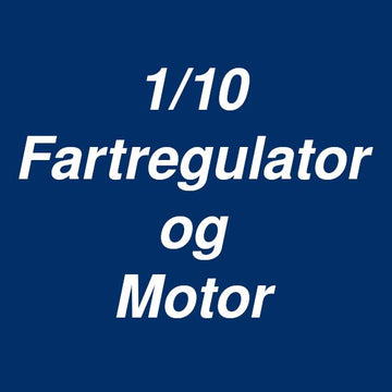 1/10 Fartregulator og Motor