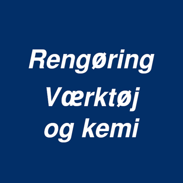 Rengørings-værktøj og kemi