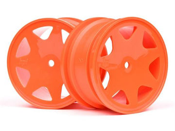 Ultra 7 Wheels Orange 35Mm (2Pcs)