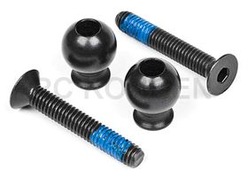 Screw and ball for front upper arm