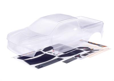Traxxas - TRX10111 - Body, Ford Raptor R (clear, requires painting)/ window masks/ decal sheets