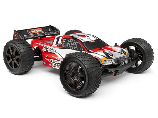 HPI - HP101717 - CLEAR TROPHY TRUGGY FLUX BODY W/WINDOW MASK/DECALS