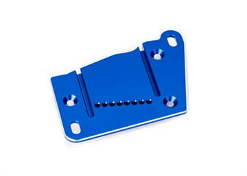 Traxxas - TRX10263-BLUE - Motor mount cap, 6061-T6 aluminum (blue-anodized)