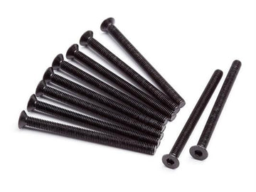 Flat Head Screw M3X40Mm (Hex Socket/10Pcs)
