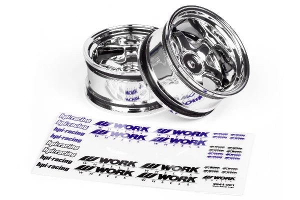 HPI - HP3593 - Work Meister S1 Wheel 26Mm Chrome (9Mm Offset)