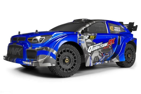 Maverick - MV150360 - QuantumRX Flux 4S 1/8 4WD Rally Car - Blue