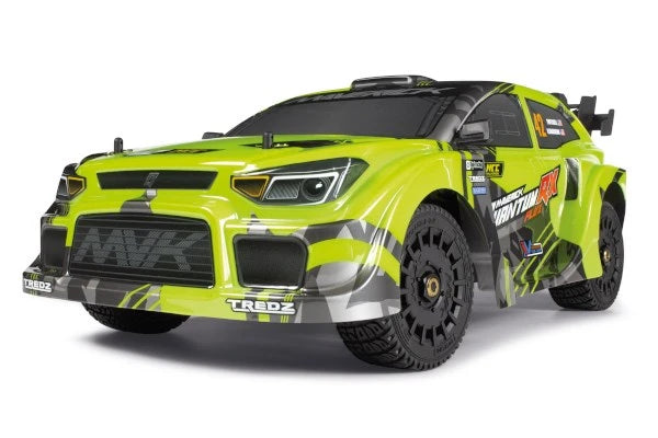 Maverick - 150361 - RC QuantumRX Flux 4S 1/8 4WD Rally Car - Fluoro Green
