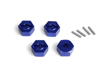 Maverick - MV150473 - Aluminium 14mm Hex Hub Set (Blue/4pcs)