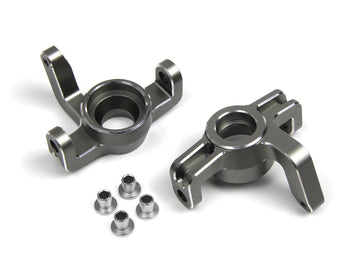 Maverick Aluminium Steering Spindle Set (Grey) – Opgradering