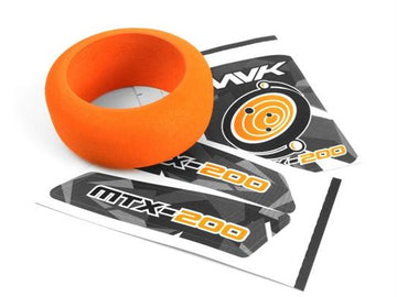 Maverick - MV150553 - Transmitter Wheel Foam & Decals (Orange)