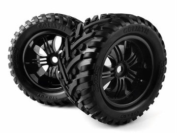 HPI - HP160507 - Goliath dæk på 4.5" fælge med 17mm hex - 2 stk