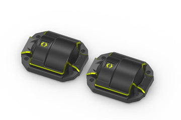 HPI - HP161144 - Brass Diff Cover (Black/2pcs)