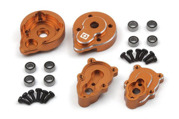 HPI - HP161161 - Aluminum Portal Rear Hub Set (Orange/2pcs)