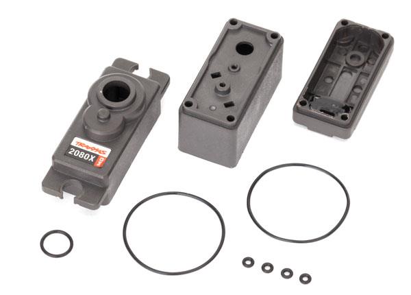 Traxxas - TRX2081X - Servo case/ gaskets (for 2080X metal gear, micro, waterproof servo)