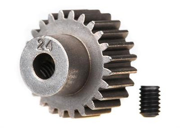 Gear, 24-T pinion (48-p) (fits 3mm shaft)/ set screw