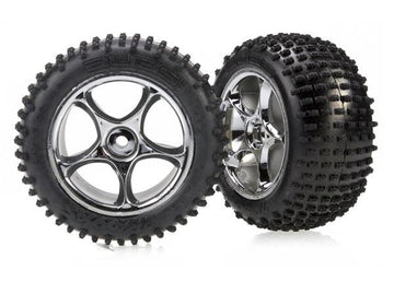 Alias bagdæk limet på 2.2" Tracer Krom fælge med 12mm hex - 2 stk