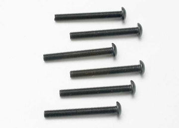 Traxxas - TRX2581 - 3x25mm Skruer med hoved - 6 stk