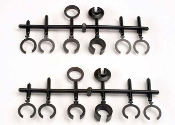 Traxxas - TRX2668 - Spring retainers, upper and lower (2)/ spring pre-load spacers: 1mm (4)/ 1.5mm (2)/ 2mm (2)/ 4mm (2)/ 8mm (2) (Big Bore Shocks)