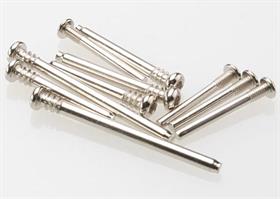 Suspension screw pin set, steel (hex drive) (requires part # 2640 for a complete suspensio
