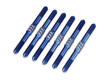 JConcepts - 2997-1 - B6.4 Fin Titanium Turnbuckle Set - 3.5x46mm
