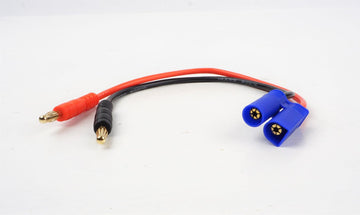 Hobby Details - DTC17005 - Opladestik 4mm bananstik til EC5 hanstik