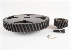 Rovan - 95229 - 17/ 57 tands pinion og spurgear i metal med skråtskårne gear