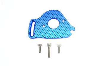 GPM ALUMINUM MOTOR PLATE MED KØLERIBBER - Blå | RC Kongen