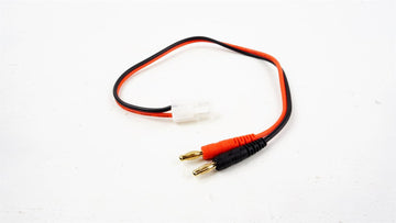 KeysRC Tamiya opladekabel med 4 mm bananstik – Adapter og O
