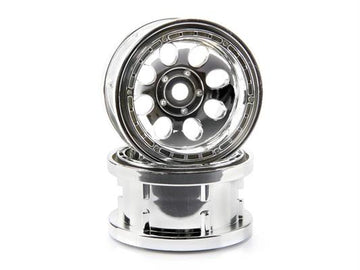 Rock 8 Bead Lock Wheel Chrome (55X36Mm/2Pcs)