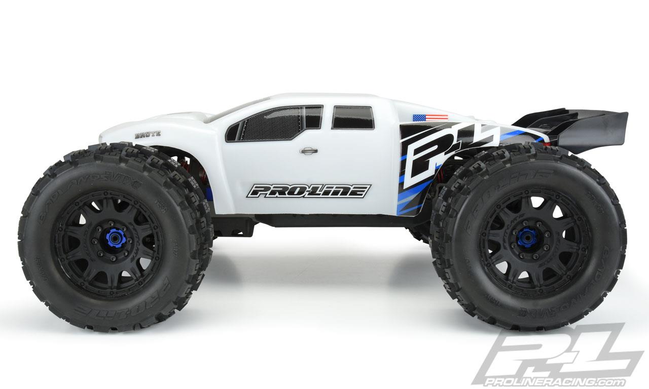 Pro-Line - PL3530-15 - Brute Bash Armor karosseri i hvid til E-REVO 2.0