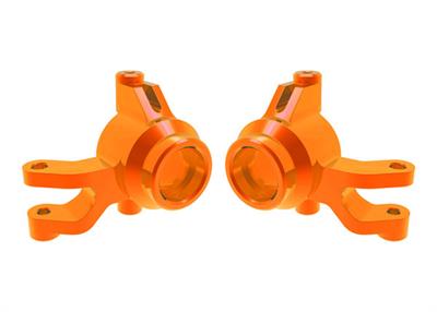 Traxxas - TRX10734-ORNG - Steering Blocks Alu Orange (Pair) Mini Maxx