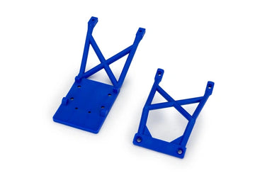 Traxxas - TRX3623-BLUE - Blue Front and Rear Skid Plates