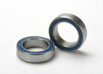 10x15x4 mm Kugleleje, blue rubber sealed (2)