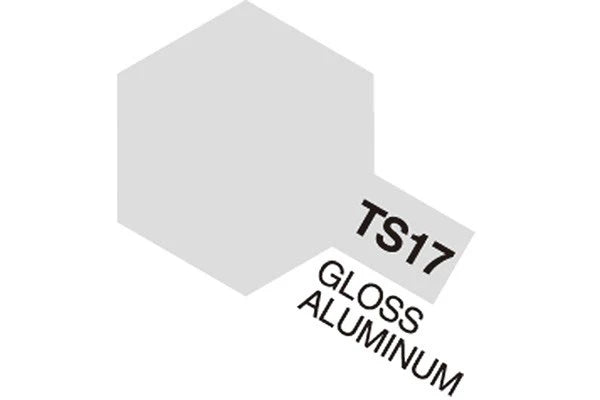 Tamiya - TS-17 - Gloss aluminium - Spraymaling - 100 ml