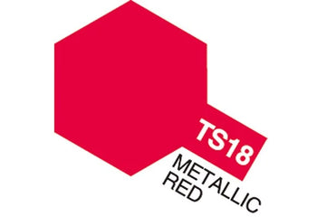 Tamiya - TS-18 - Metallic Red (Gloss) - Spraymaling - 100 ml