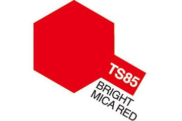 Tamiya - TS-85 - Bright Mica Red (Gloss) - Spraymaling - 100 ml