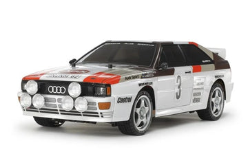 Tamiya TT-02 Audi quattro Rally RC Bil Kit – Legendarisk Sam