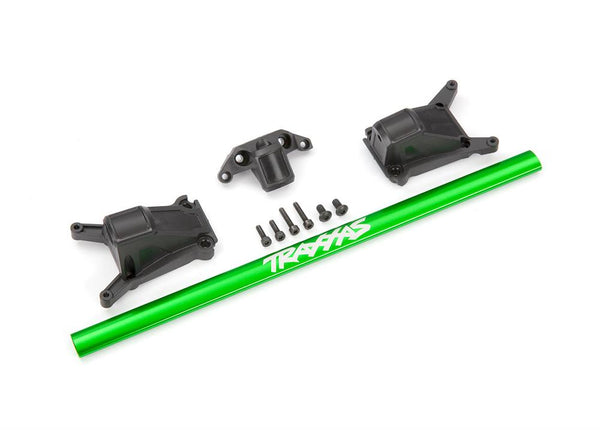 Traxxas - TRX6730G - Chassis brace kit, green (fits Rustler 4x4 or Slash 4x4 models equipped with low-CG chassis)