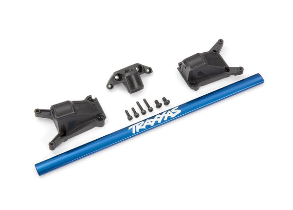 Traxxas - TRX6730X - Chassis brace kit, blue (fits Rustler 4x4 or Slash 4x4 models equipped with low-CG chassis)