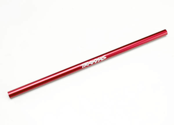 Traxxas - TRX6855R - Driveshaft, center, 6061-T6 aluminum (red-anodized)
