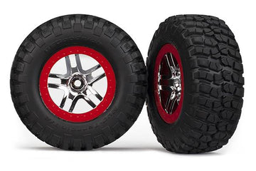 Traxxas - TRX6873A - BFGoodrich® dæk på Short Course fælge med 12 mm hex - 2 stk