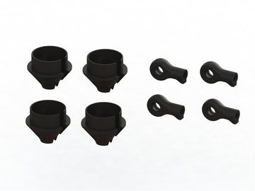 Arrma - ARA330608 - HD Shock Rod End and Spring Cup Set, 2 pairs