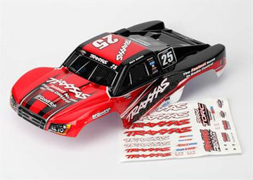 Traxxas - TRX7084R - Body, Mark Jenkins #25, 1/16 Slash (painted, decals applied)