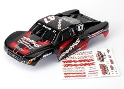 Traxxas - TRX7085 - Body, Mike Jenkins #47, 1/16 Slash (painted, decals applied)