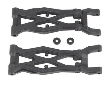 Team Associated - AE71141 - RC10T6.2 FT Rear Suspension Arms, gull wing, carbon