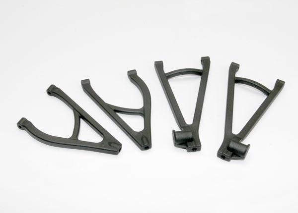 Traxxas - TRX7132R - Suspension arm set, rear, extended wheelbase (lengthens wheelbase 10mm) (includes upper right & left and lower right & left arms)