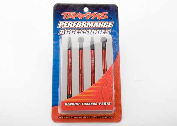 Traxxas - TRX7138X - Aluminum Toe Links, red-anodized