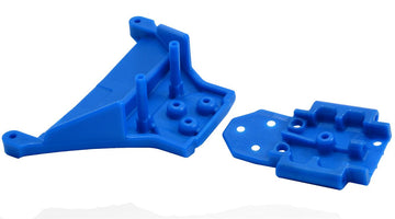RPM - RPM73565 - Front Bumper for the Traxxas Slash 4×4 LCG and Rustler 4×4 - Blue