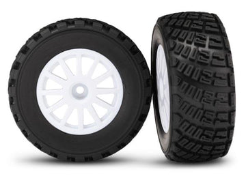 Traxxas - TRX7473 - BFGoodrich® Rally dæk limet på hvide rally fælge med 12mm hex - 2 stk "TSM Rated"